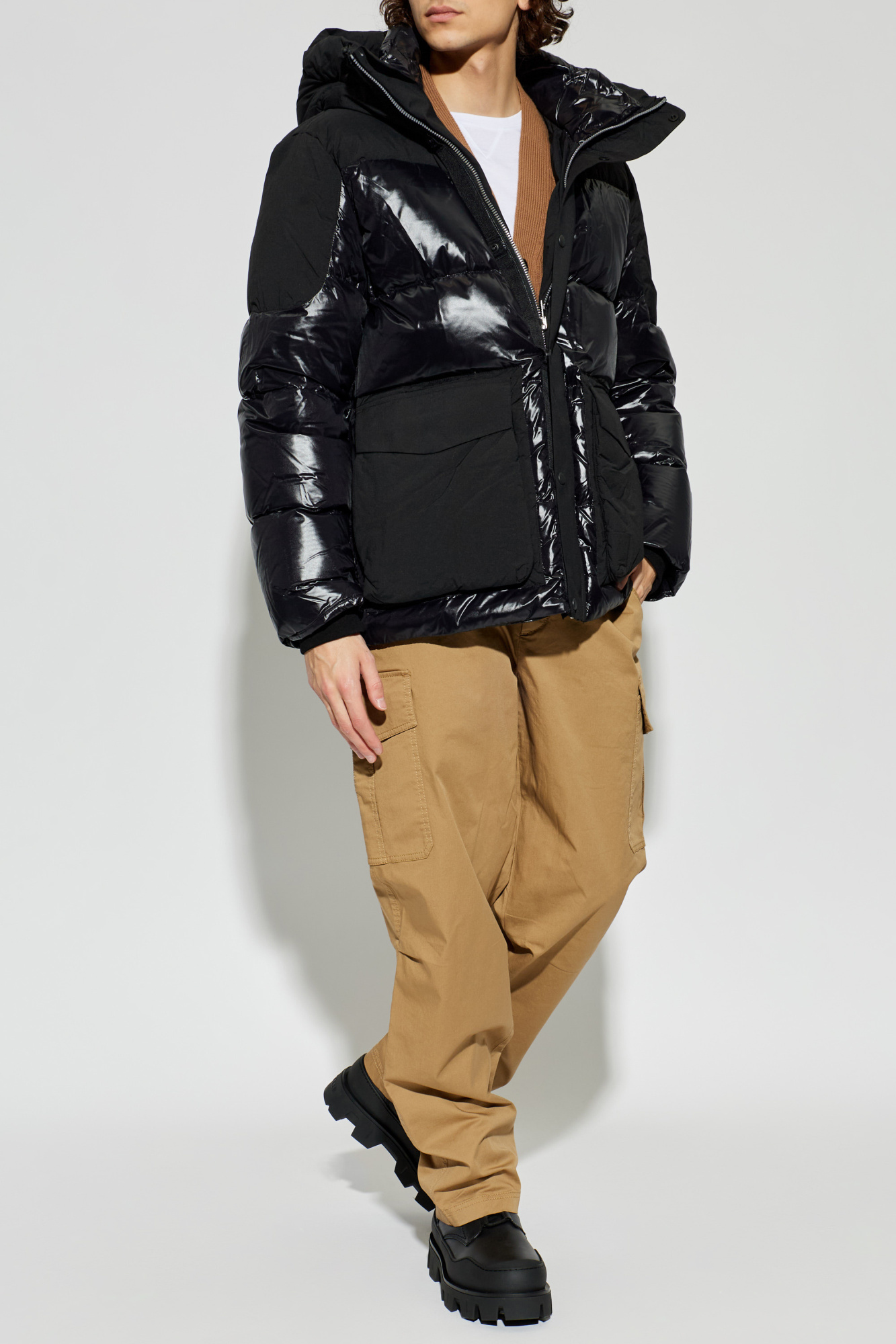 Moose Knuckles Down jacket with hood | Men's | Vitkac